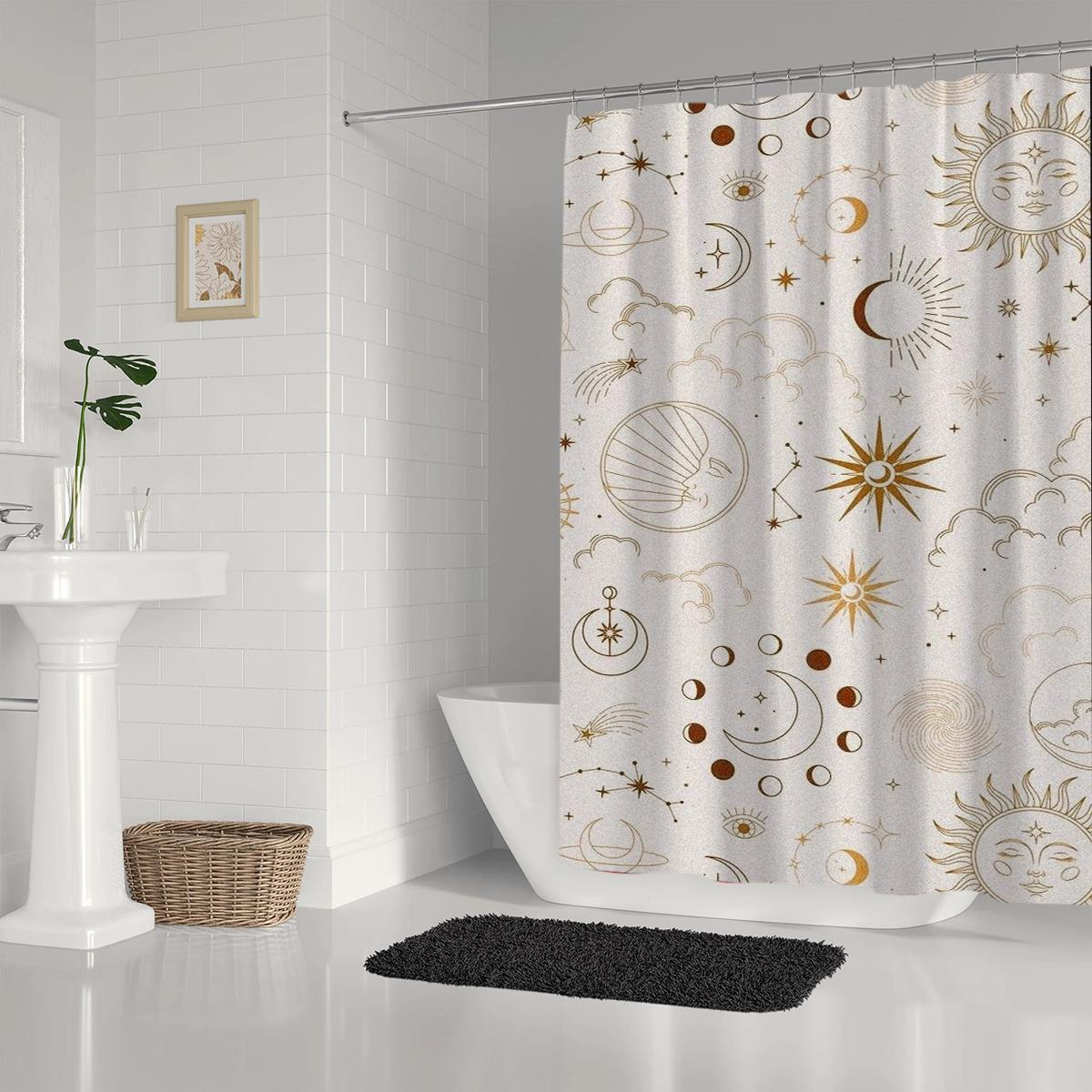 Nórdico Vento Abstrato Arte Boho Cortina De Chuveiro, Непроницаемый полиэстер Cortina De Banho, Bloco De Cor, Decoração Do Banheiro 180x180cm
Nórdico Vento Abstrato Arte Boho Cortina De Chuveiro, Непроницаемый полиэстер Cortina De Banho, Bloco De Cor, Decoração Do Banheiro 180x180cm