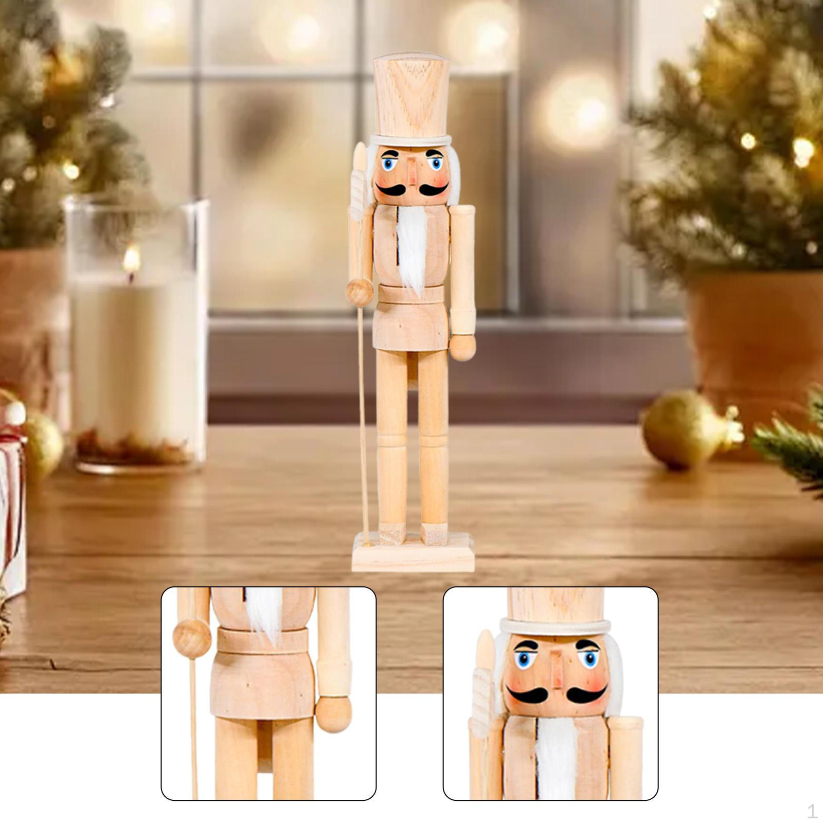15inch Christmas Nutcracker DIY Unpainted Doll Unfinished Wooden Figure for Party
15inch Christmas Nutcracker DIY Unpainted Doll Unfinished Wooden Figure for Party