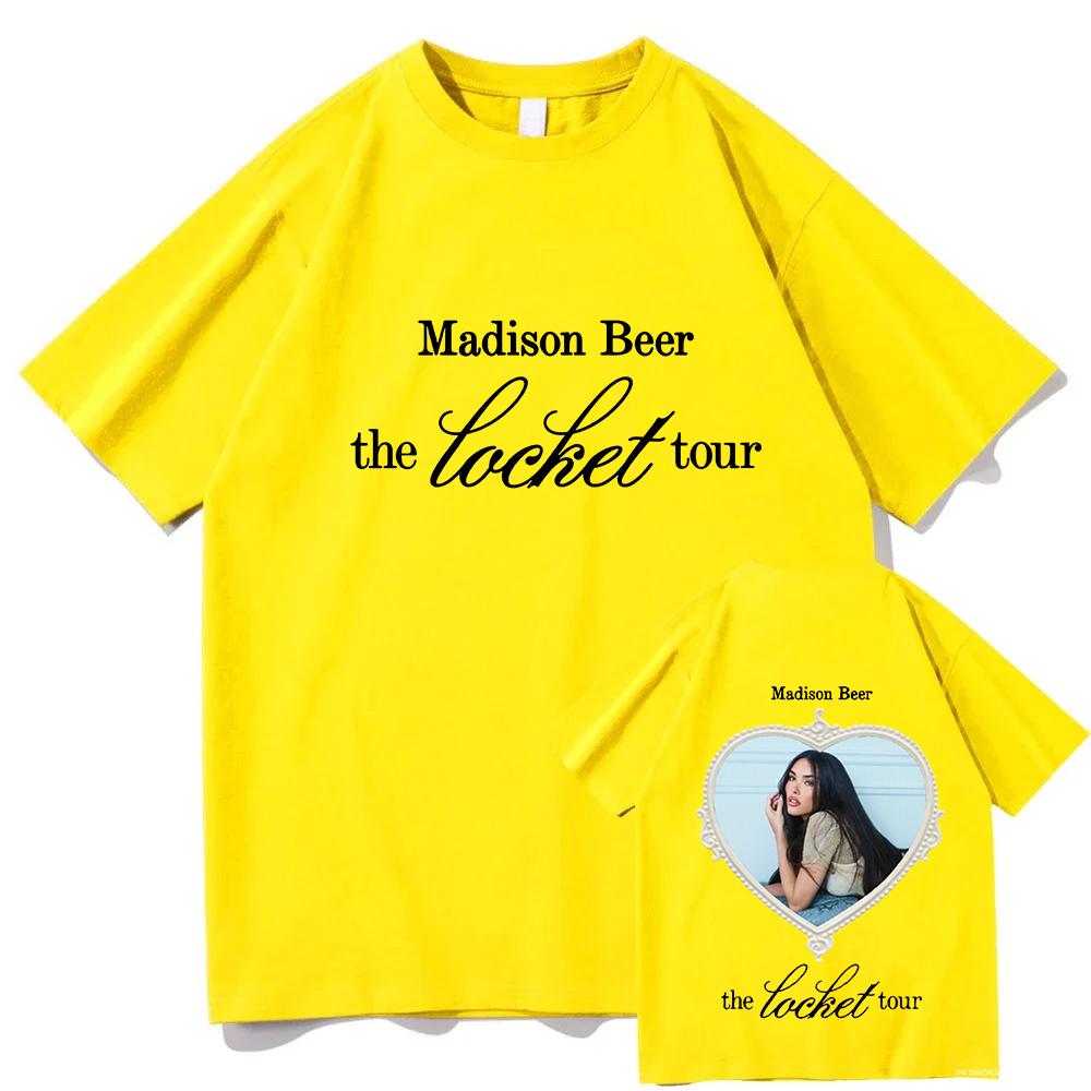 Madison Beer The Locket Tour 2026 T-Shirts Pure Cotton Fashion Casual Aesthetic Graphic Unisex Fans Shorts Sleeve Vintage Tops 4XL
Madison Beer The Locket Tour 2026 T-Shirts Pure Cotton Fashion Casual Aesthetic Graphic Unisex Fans Shorts Sleeve Vintage Tops 4XL