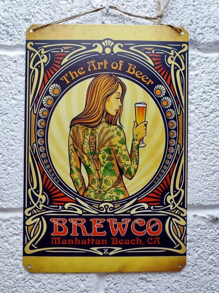 Beer Brewko Wall Poster Metal Sign
Beer Brewko Wall Poster Metal Sign
