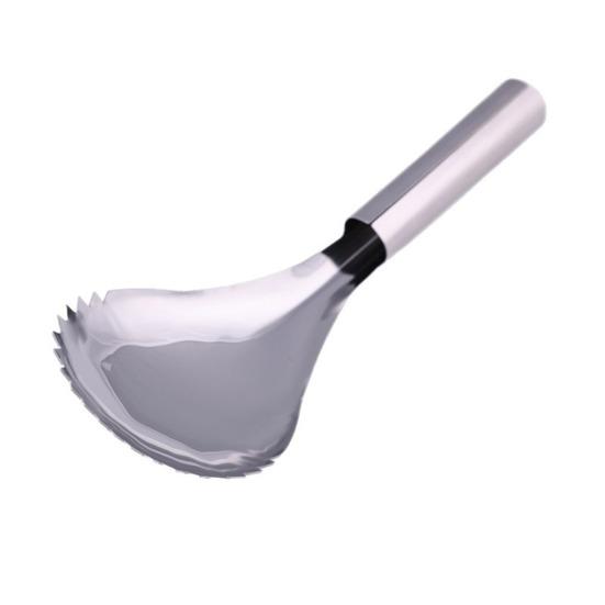 Serrated Ice Crusher Spoon Stainless Steel Ice Scoop Fruit Pulp Separator Ice Cream Scoop with Ergonomic Handle Kitchen Spoon for Smoothies Shaved Ice A
Serrated Ice Crusher Spoon Stainless Steel Ice Scoop Fruit Pulp Separator Ice Cream Scoop with Ergonomic Handle Kitchen Spoon for Smoothies Shaved Ice A