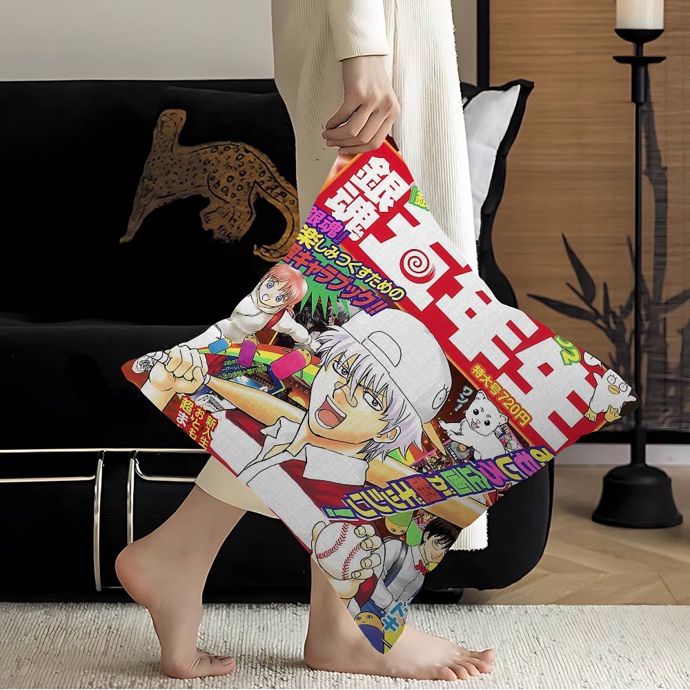 GINTAMA Anime Cushion Cover Inches Farmhouse Decor Home Throw Pillow Covers For Couch Decorations 12x12Inch
GINTAMA Anime Cushion Cover Inches Farmhouse Decor Home Throw Pillow Covers For Couch Decorations 12x12Inch