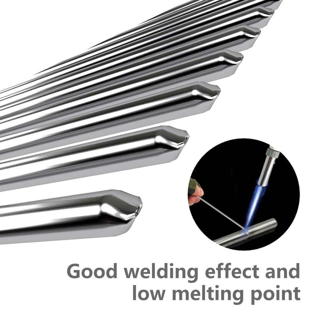 10pcs Stainless Steel Welding Rod Easy Melt Welding Bars Low Temperature 1.2/1.6/2.4 mm Long Weld Wire Rods Weld Household Tools 1.2MM
10pcs Stainless Steel Welding Rod Easy Melt Welding Bars Low Temperature 1.2/1.6/2.4 mm Long Weld Wire Rods Weld Household Tools 1.2MM