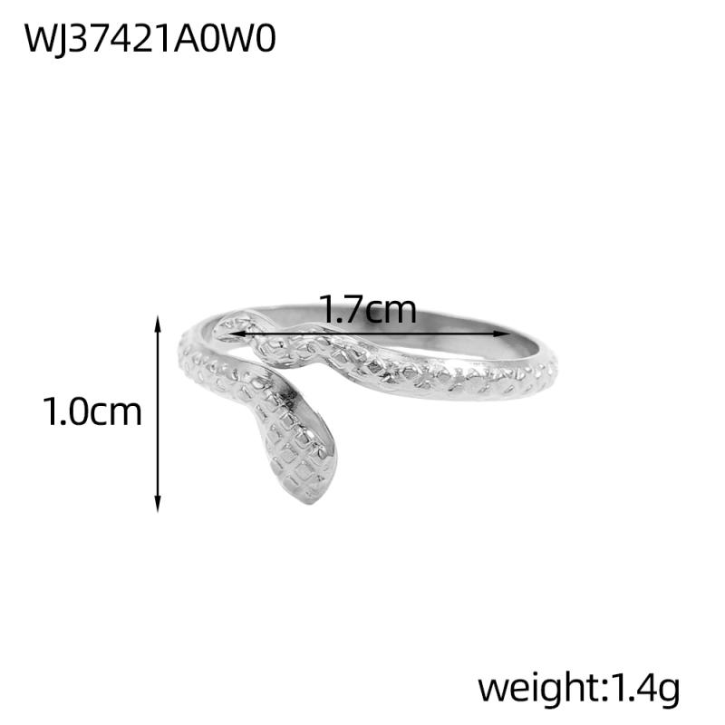 CARLIDANA New Design Adjustable Delicate Unisex Gold Plated Stainless Steel Punk Gothic Hip Hop Snake Layered Open Ring Women resizable
CARLIDANA New Design Adjustable Delicate Unisex Gold Plated Stainless Steel Punk Gothic Hip Hop Snake Layered Open Ring Women resizable
