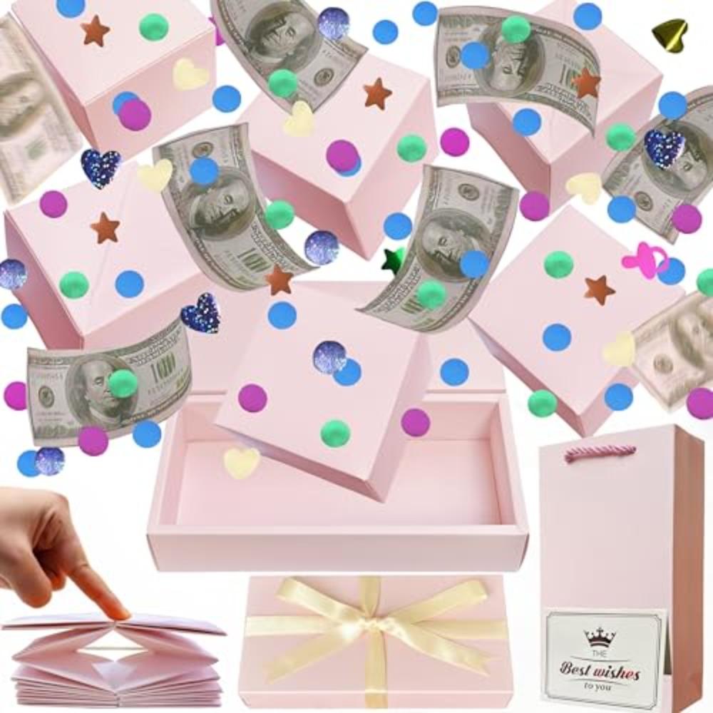 Party Decorations Folding Bounce Gifts Box Happy Birthday Pop Up Explosion Jumping Bounce Box with Confetti Surprise Jumping Box 5x5x5cm
Party Decorations Folding Bounce Gifts Box Happy Birthday Pop Up Explosion Jumping Bounce Box with Confetti Surprise Jumping Box 5x5x5cm