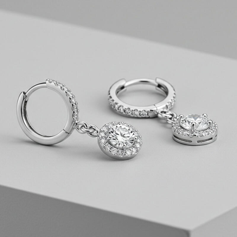 Moissanite Earrings Wrap Diamond Drop BME014 BME014
Moissanite Earrings Wrap Diamond Drop BME014 BME014