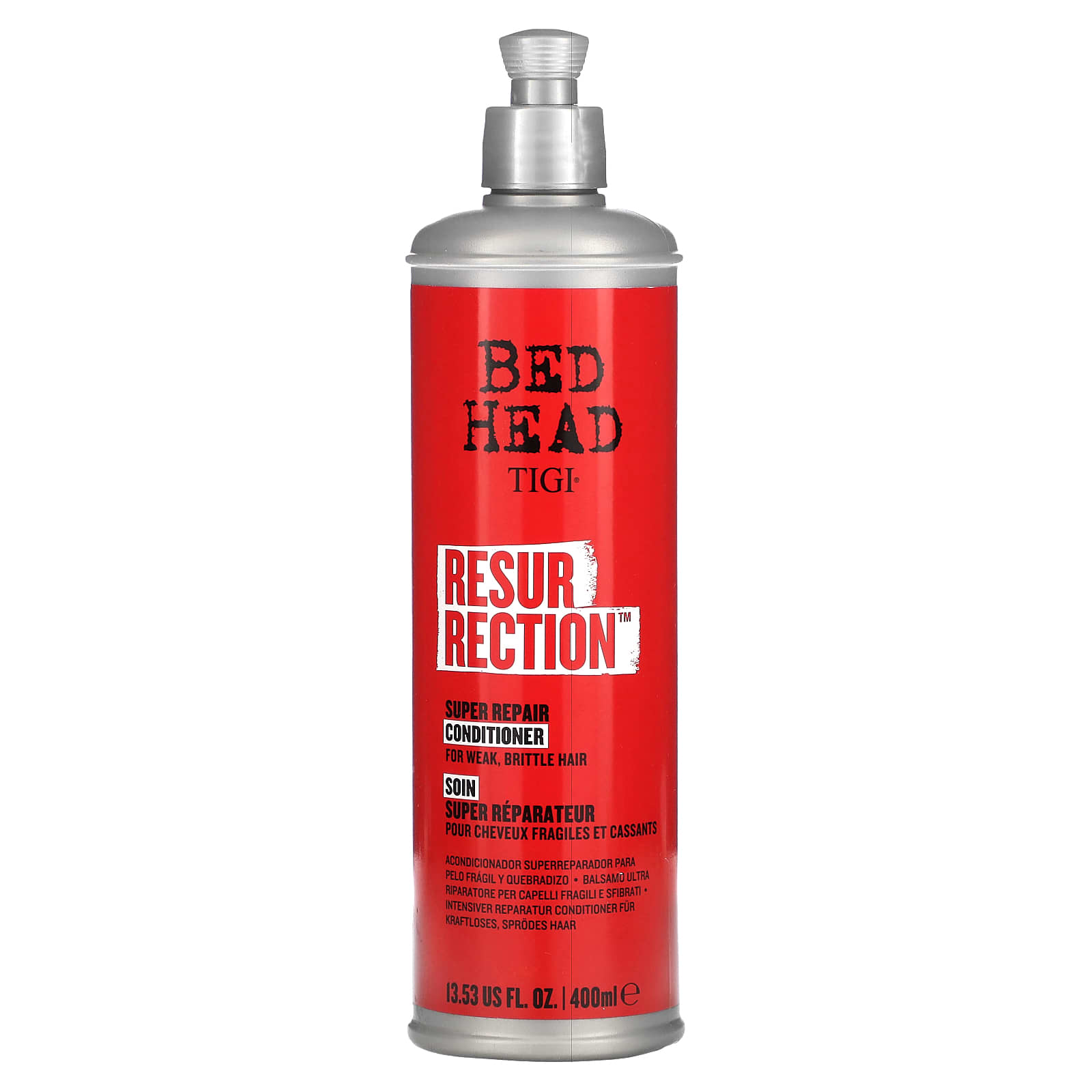 Bed Head, Resurrection, Супервосстанавливающий кондиционер, Для слабых, ломких волос, 400 мл(13.53 жидких унции)
Bed Head, Resurrection, Супервосстанавливающий кондиционер, Для слабых, ломких волос, 400 мл(13.53 жидких унции)