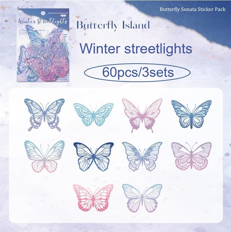 60pcs Butterfly Lace Hollow Stickers - Retro Hand Account DIY Journal Supplies, Scrapbooking Decorations,Self-Adhesive, stickers
60pcs Butterfly Lace Hollow Stickers - Retro Hand Account DIY Journal Supplies, Scrapbooking Decorations,Self-Adhesive, stickers