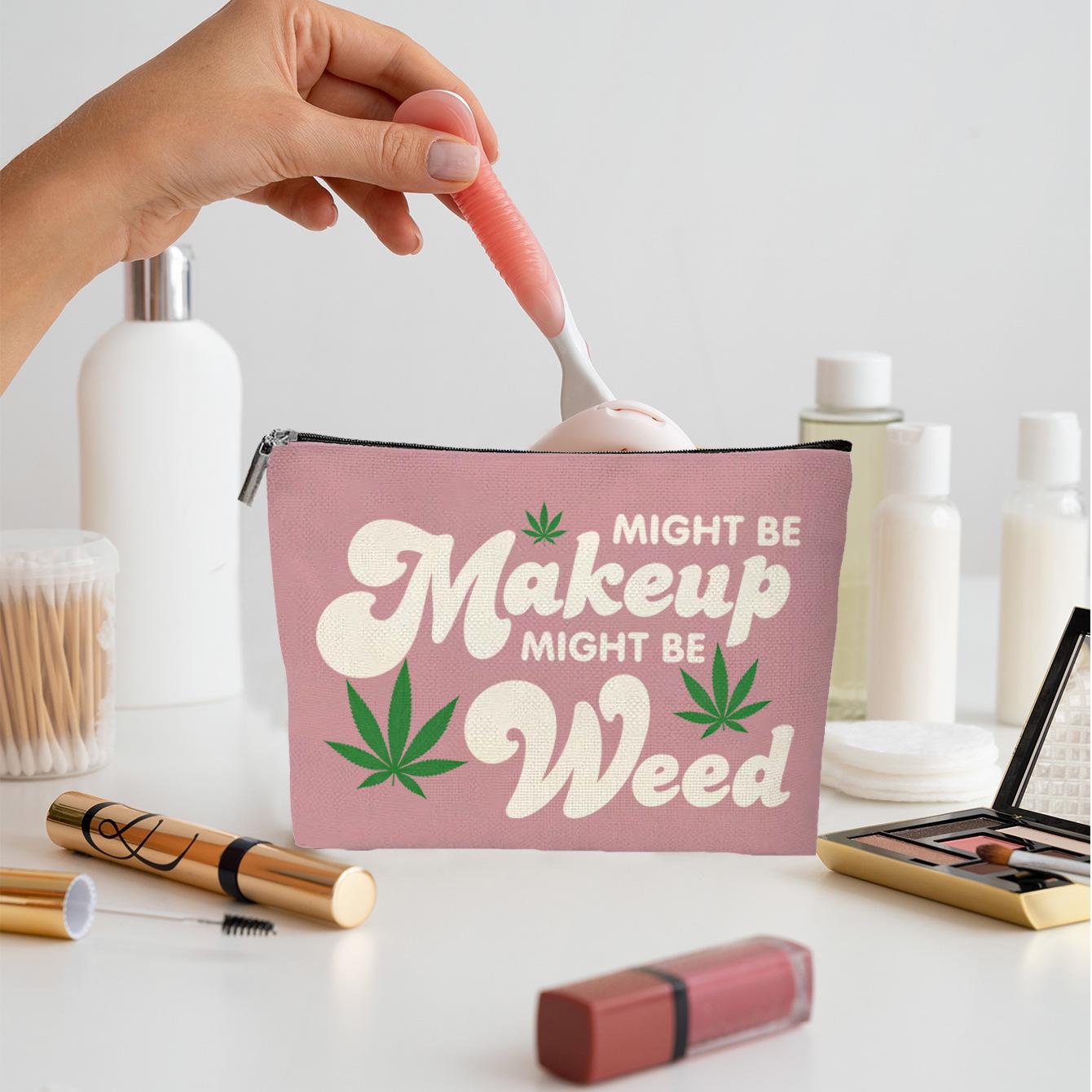 Boho Sunset Leaves Makeup Bag: Retro Orange & Blue Fun Design 18-22 cm
Boho Sunset Leaves Makeup Bag: Retro Orange & Blue Fun Design 18-22 cm