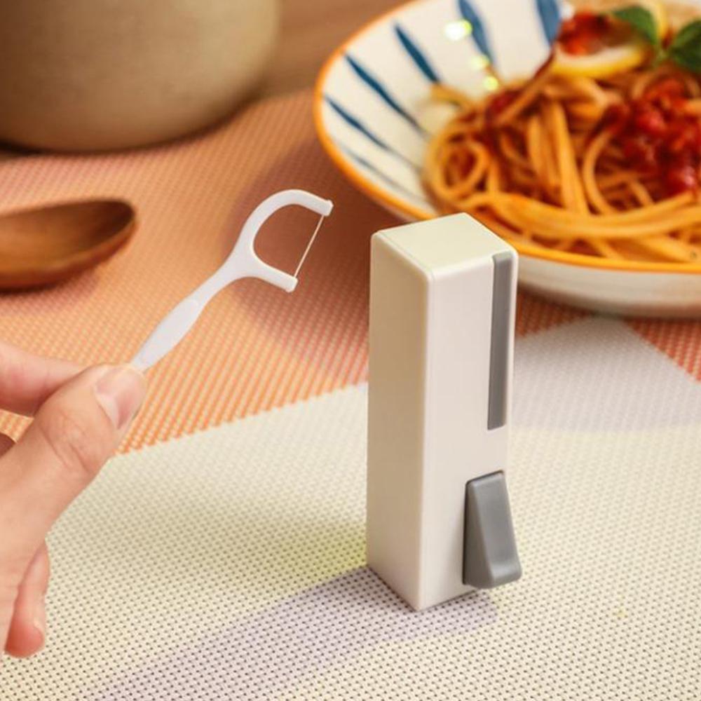 Dental Floss Stick Storage Box Dental Floss Automatic Pop-Up Portable Dental Stick Teeth Cleaning Oral Hygiene Care Home Travel
Dental Floss Stick Storage Box Dental Floss Automatic Pop-Up Portable Dental Stick Teeth Cleaning Oral Hygiene Care Home Travel