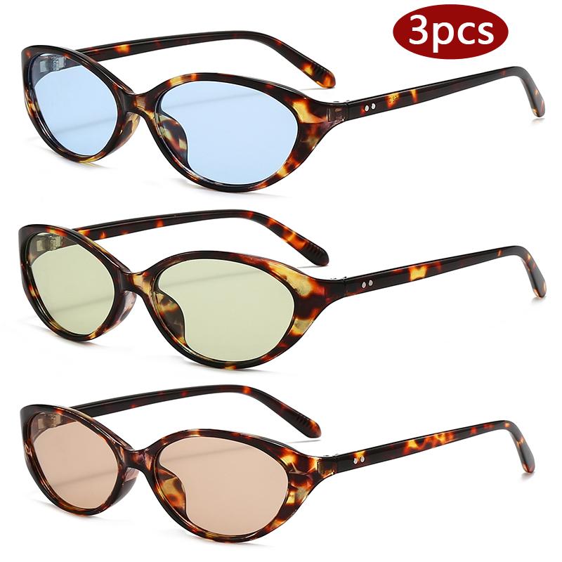 Cycling 3pcs Fashion Candy Color Cat Eye Sunglasses Women Shades Retro Rivets Sun Glasses Luxury Brand Design Travel Eyewear
Cycling 3pcs Fashion Candy Color Cat Eye Sunglasses Women Shades Retro Rivets Sun Glasses Luxury Brand Design Travel Eyewear
