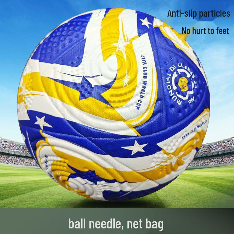Champions League Seamless Size 5 PU Football with Premier League Event and World Cup Copa América Skin Size 5 (11-a-side)
Champions League Seamless Size 5 PU Football with Premier League Event and World Cup Copa América Skin Size 5 (11-a-side)