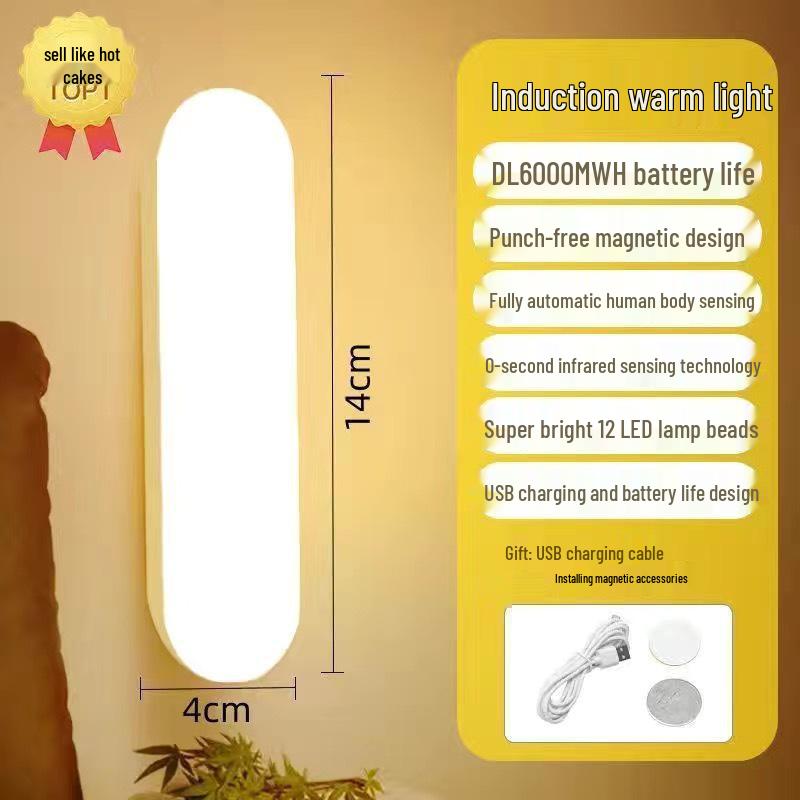 Smart LED Motion Sensor Night Light for Bedroom, Hallway, Stairs - Auto Off When You Leave 3000K Warm Light
Smart LED Motion Sensor Night Light for Bedroom, Hallway, Stairs - Auto Off When You Leave 3000K Warm Light