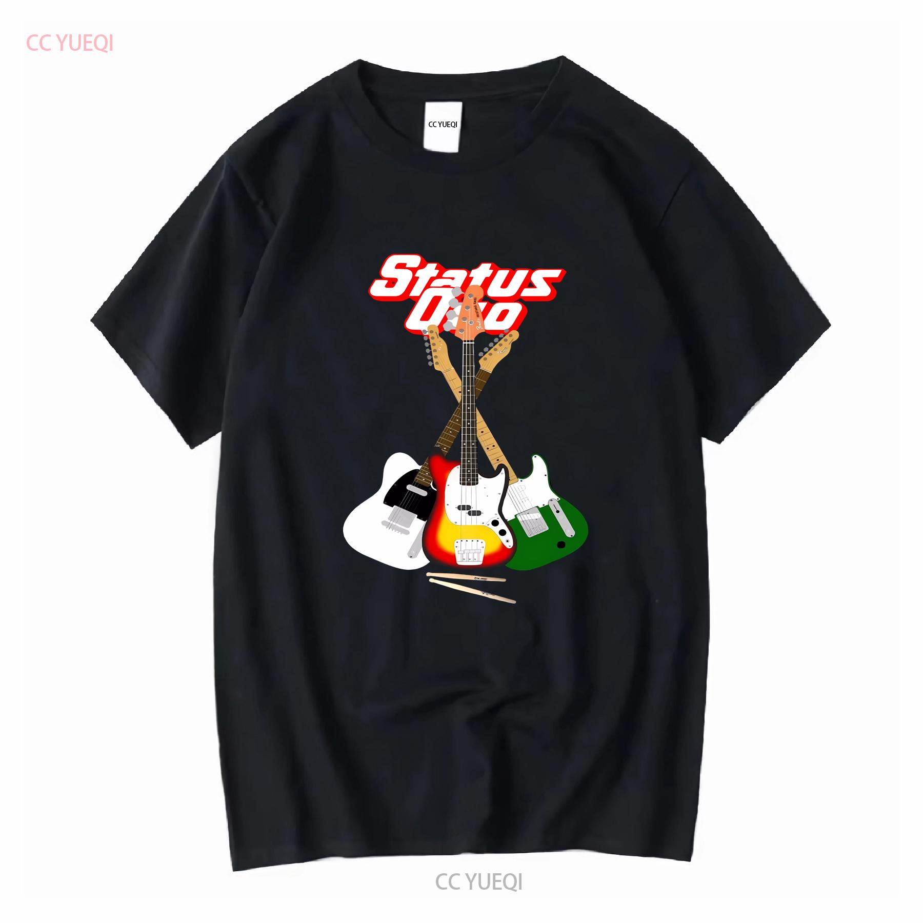 Inspired STATUS QUO Cotton Black Men For Fans S to 5XL T Shirt HC1255 vintage Washed fashion homme Slightly 4XL
Inspired STATUS QUO Cotton Black Men For Fans S to 5XL T Shirt HC1255 vintage Washed fashion homme Slightly 4XL