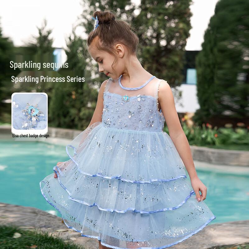 Disney Elsa Princess Sleeveless Summer Dress for Girls 120
Disney Elsa Princess Sleeveless Summer Dress for Girls 120
