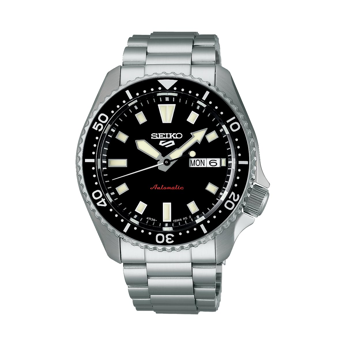 Seiko SRPL85K1 5 Sports Stainless Steel Automatic GMT Watch for 42mm Case Men, Size, Black/Silver
Seiko SRPL85K1 5 Sports Stainless Steel Automatic GMT Watch for 42mm Case Men, Size, Black/Silver