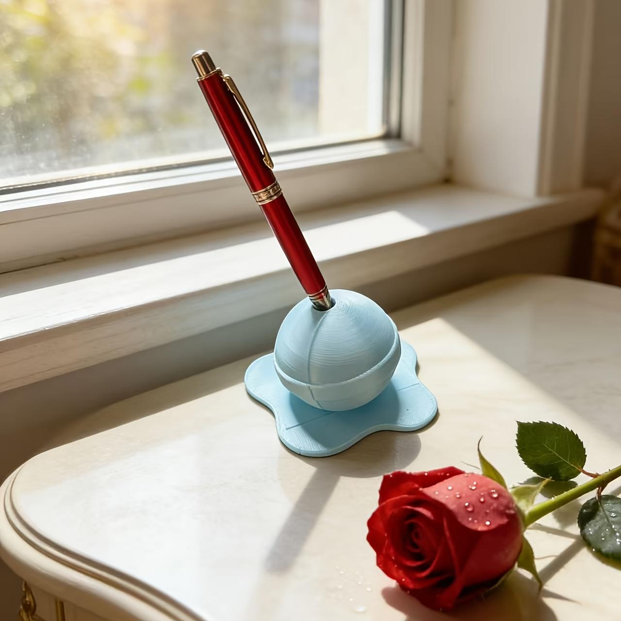 1-Piece Lollipop-Shaped Pen Holder with Unique Design, Creative 3D-Printed Melting Lollipop Shape, Stable Color, Realistic and Delicate, Grea
1-Piece Lollipop-Shaped Pen Holder with Unique Design, Creative 3D-Printed Melting Lollipop Shape, Stable Color, Realistic and Delicate, Grea