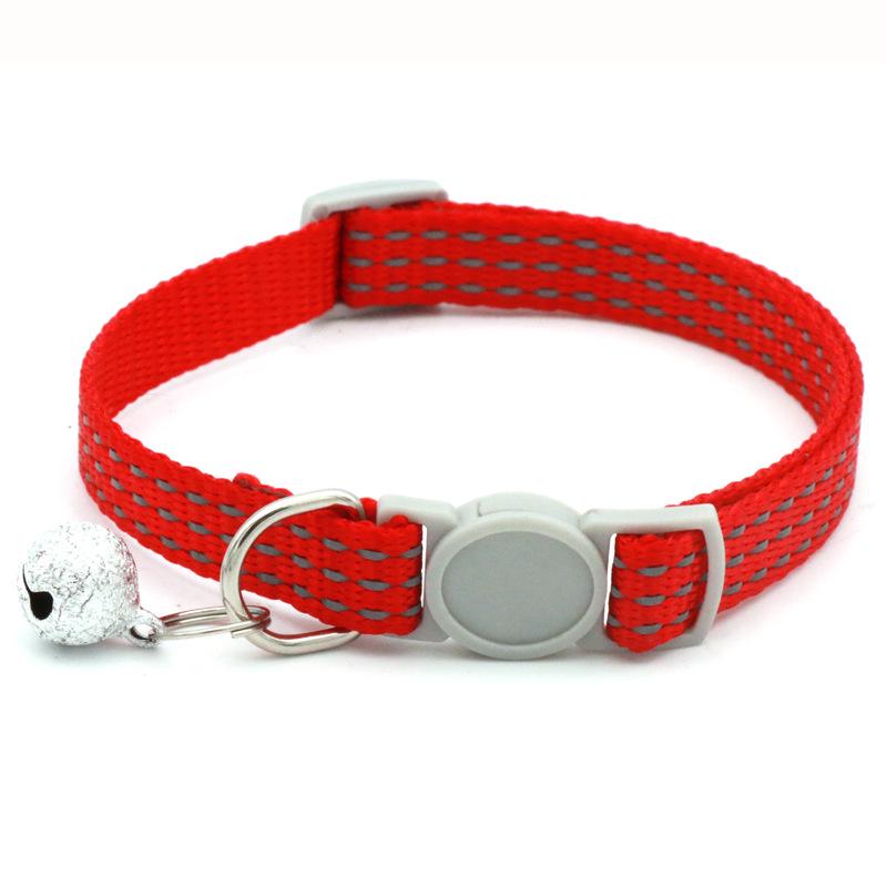 Reflective Safety Buckle Collar with Bell for Dogs and Cats 1.0
Reflective Safety Buckle Collar with Bell for Dogs and Cats 1.0