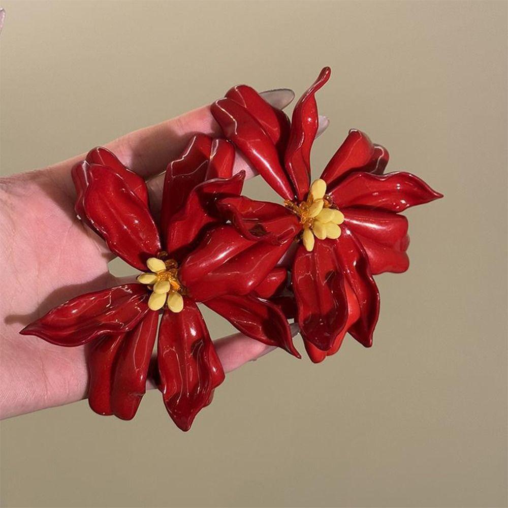 Exaggerated Metal Floral Studs Vintage Statement Earrings Party Holiday Jewelry for Women & Girls E
Exaggerated Metal Floral Studs Vintage Statement Earrings Party Holiday Jewelry for Women & Girls E