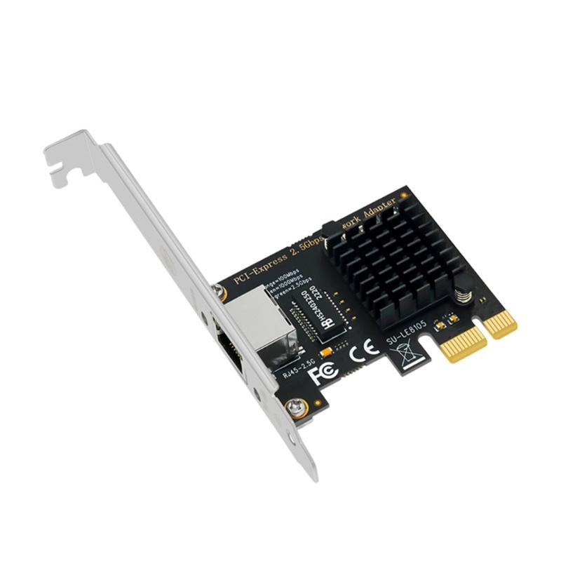 Плата мережевого адаптера з PCIE X1 до 2,5 Гбіт/с LANController RTL8125BG Підтримка мікросхеми 10/100/1000 Мбіт/с/2,5 Гбіт/с
Плата мережевого адаптера з PCIE X1 до 2,5 Гбіт/с LANController RTL8125BG Підтримка мікросхеми 10/100/1000 Мбіт/с/2,5 Гбіт/с