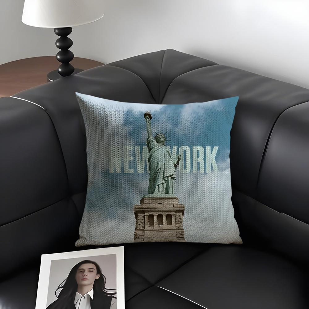 New York City Fashion Cushion Cover Natural Linen Organic Fabric DoubleSided Printing Sofa Home Decor Gift Pillow Case 30x30cm
New York City Fashion Cushion Cover Natural Linen Organic Fabric DoubleSided Printing Sofa Home Decor Gift Pillow Case 30x30cm