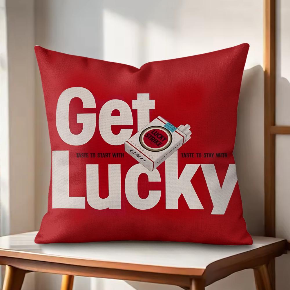 Luxury LLucky CCigarettes Cushion Cover Natural Linen Organic Fabric DoubleSided Printing Couch Pillow Covers Home Decor 30x30cm
Luxury LLucky CCigarettes Cushion Cover Natural Linen Organic Fabric DoubleSided Printing Couch Pillow Covers Home Decor 30x30cm