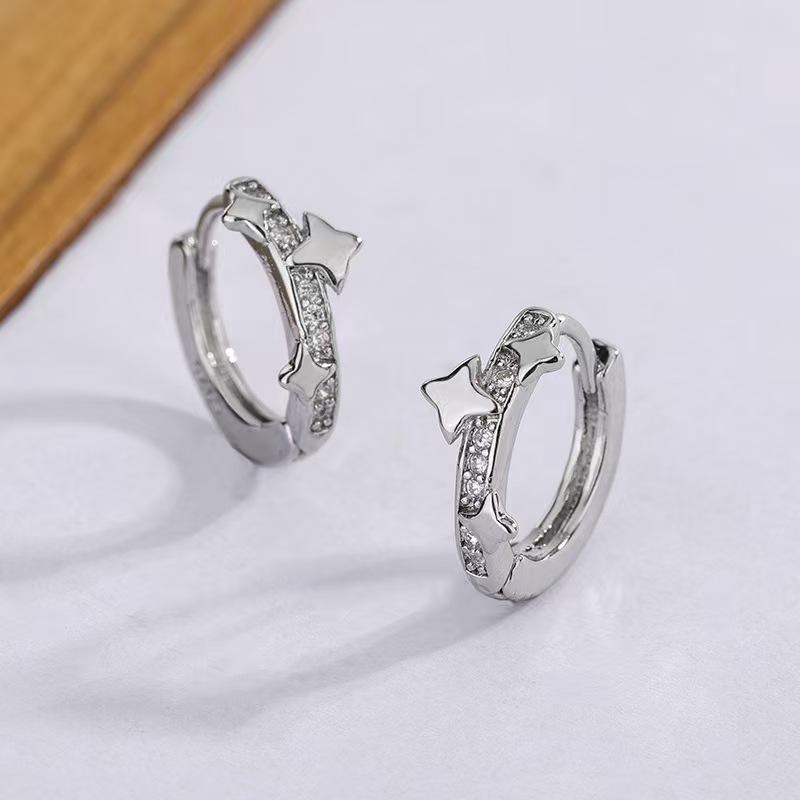 Korean Minimalist Cubic Zirconia Star Earrings - Chic Design for Sweet, Cool, Spicy Styles
Korean Minimalist Cubic Zirconia Star Earrings - Chic Design for Sweet, Cool, Spicy Styles