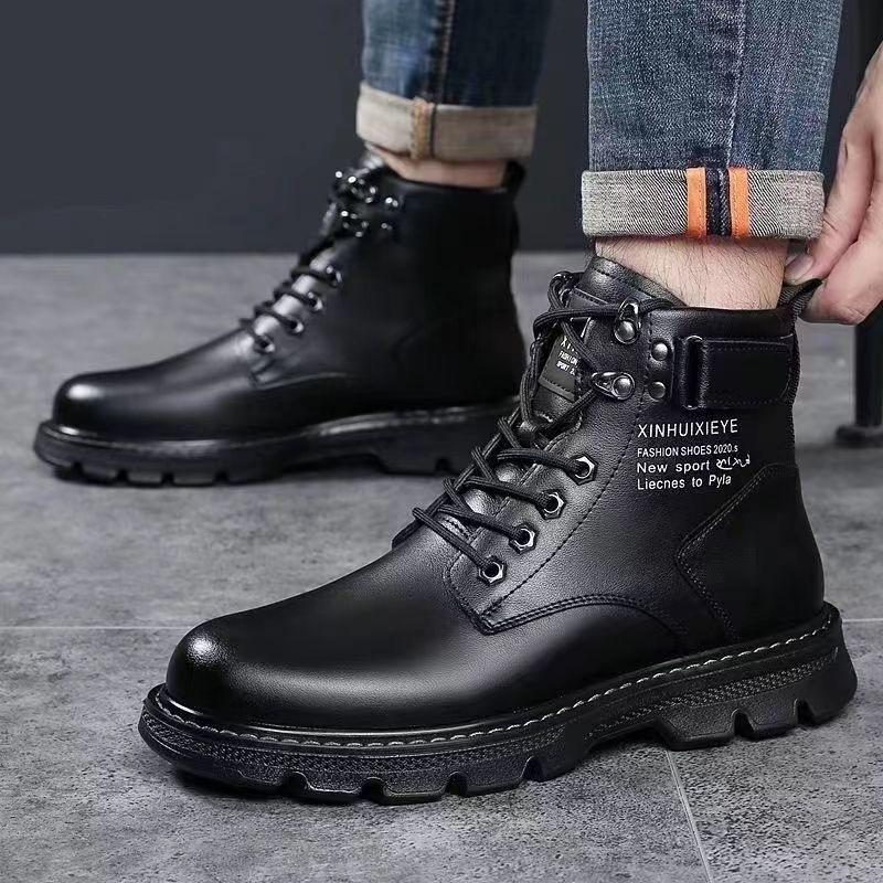 Martin boots men s 2025 new British style platform heightening locomotive tooling boots men s black high-top leather shoes tide 44 чорний
Martin boots men s 2025 new British style platform heightening locomotive tooling boots men s black high-top leather shoes tide 44 чорний