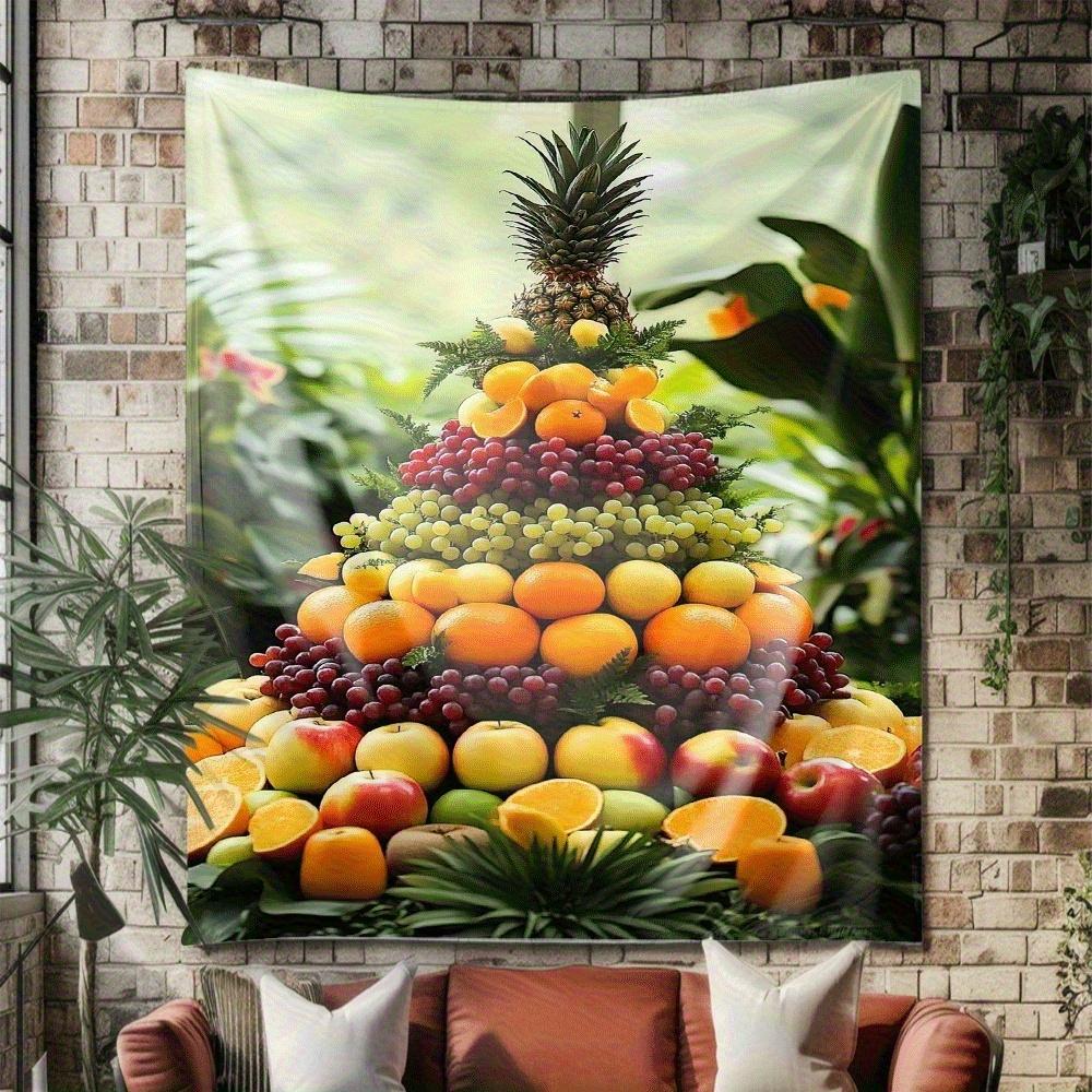 Tropical Fruit Tower Digital printing polyester wall tapestry suitable for use in living rooms bedrooms offices bars and party 74x94cm(29x37in)
Tropical Fruit Tower Digital printing polyester wall tapestry suitable for use in living rooms bedrooms offices bars and party 74x94cm(29x37in)