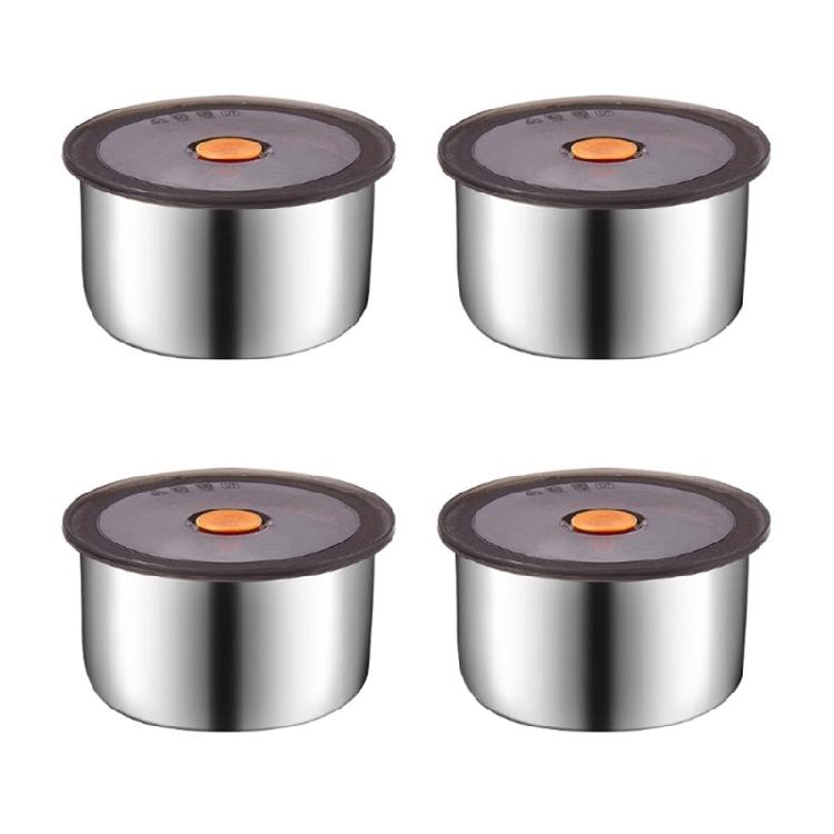Set Of 4 Stainless Steel Lunch Box With Seal Silicone Lid Perfect For Storing Snacks And Meals коричневый
Set Of 4 Stainless Steel Lunch Box With Seal Silicone Lid Perfect For Storing Snacks And Meals коричневый