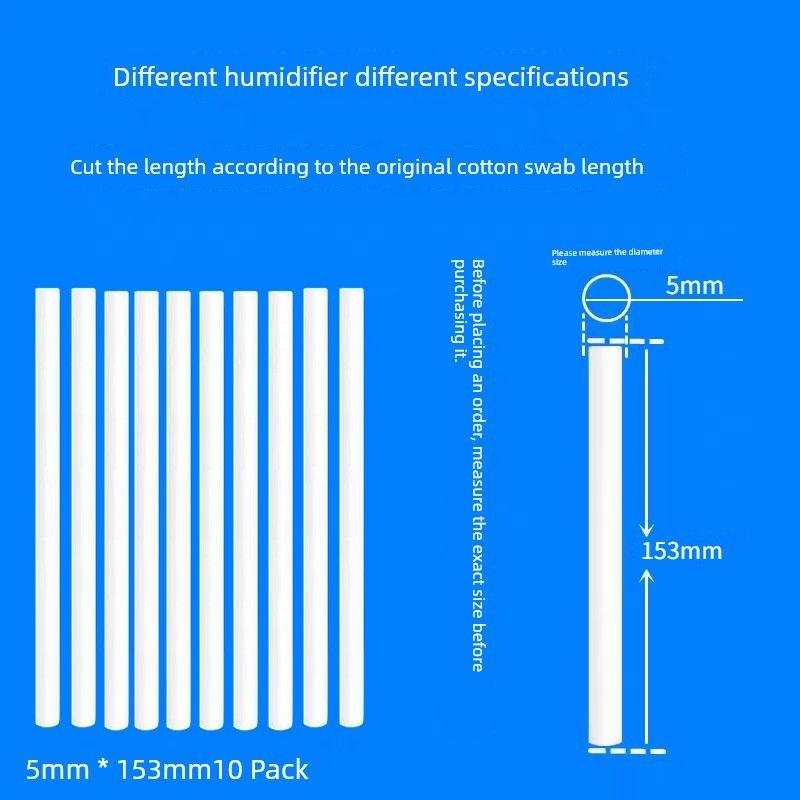 USB Humidifier Cotton Filter Core Filter Cotton 8mm Absorbent Cotton Strip Sponge Stick Replacement Core Can Be Cut and Extended to 10mm 5*153mm 10 Pieces Can Be Cut by Yourself
USB Humidifier Cotton Filter Core Filter Cotton 8mm Absorbent Cotton Strip Sponge Stick Replacement Core Can Be Cut and Extended to 10mm 5*153mm 10 Pieces Can Be Cut by Yourself