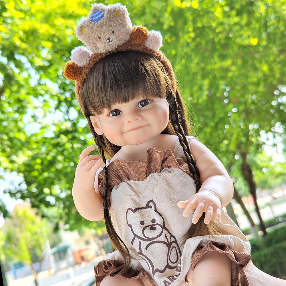 55cm Gravity-Sensing Talking Reborn Doll - Soft Vinyl Baby Toy with Teddy Bear Companion Comfort Doll (No Function)
55cm Gravity-Sensing Talking Reborn Doll - Soft Vinyl Baby Toy with Teddy Bear Companion Comfort Doll (No Function)
