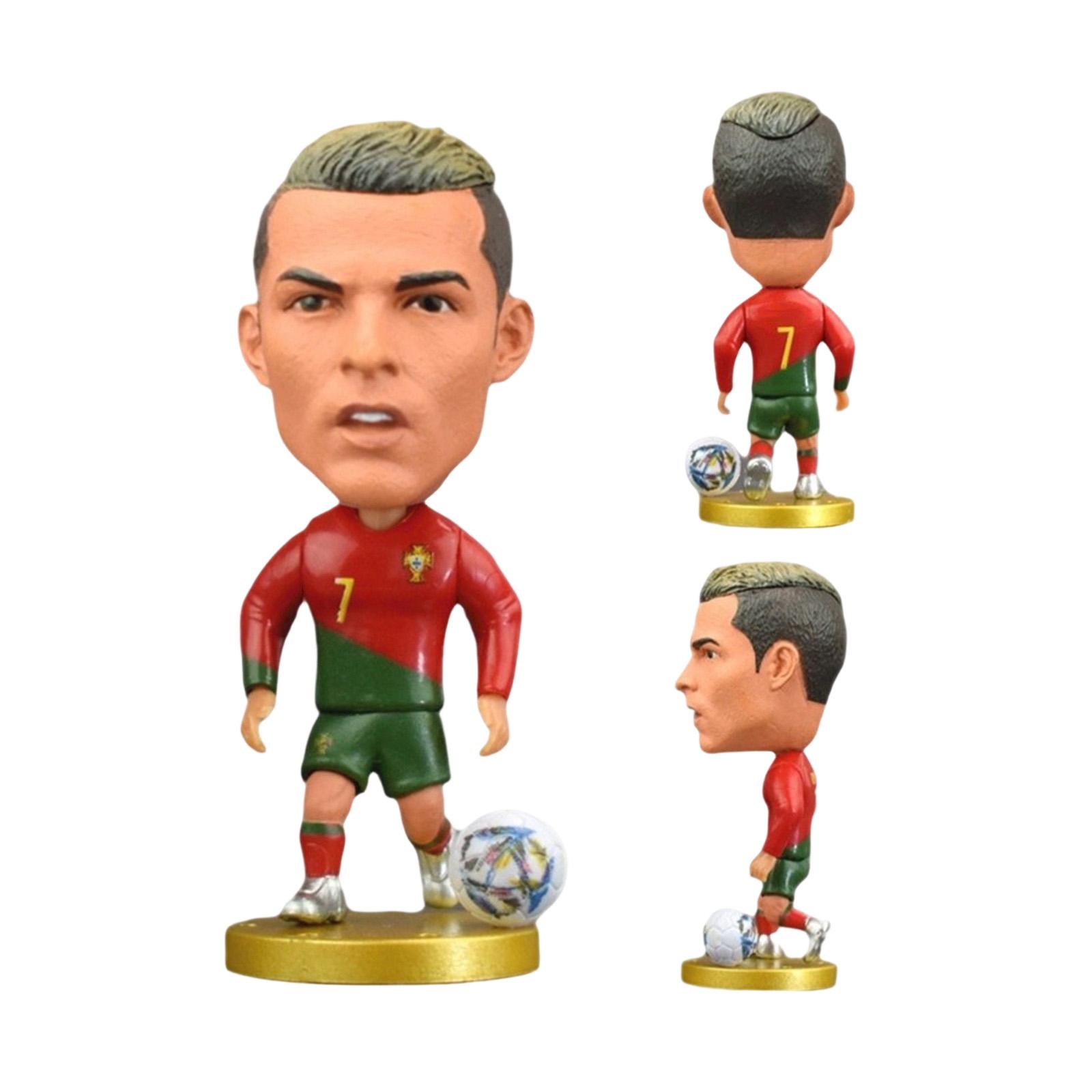 Creative Cartoon Style Soccer Player Figurine Model Collectible Toy Action Figure Display Stand for Kids and Collectors One Size
Creative Cartoon Style Soccer Player Figurine Model Collectible Toy Action Figure Display Stand for Kids and Collectors One Size