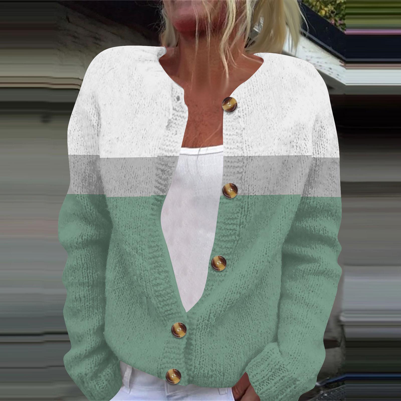 Женская модная принтованная куртка с длинным рукавом и вязанным кардиганом на пуговицах XXXXXL
Женская модная принтованная куртка с длинным рукавом и вязанным кардиганом на пуговицах XXXXXL