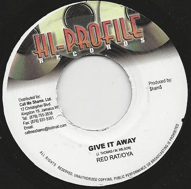7inch Record RED RAT - Give It Away / You Dead Now NONE Hi-Profile Reco 2003 Jamaica Reggae, Ska & Dub Used
7inch Record RED RAT - Give It Away / You Dead Now NONE Hi-Profile Reco 2003 Jamaica Reggae, Ska & Dub Used