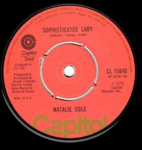 7inch Record NATALIE COLE - Sophisticated Lady CL15840 Capitol Records 1976 UK Soul/Funk Used
7inch Record NATALIE COLE - Sophisticated Lady CL15840 Capitol Records 1976 UK Soul/Funk Used
