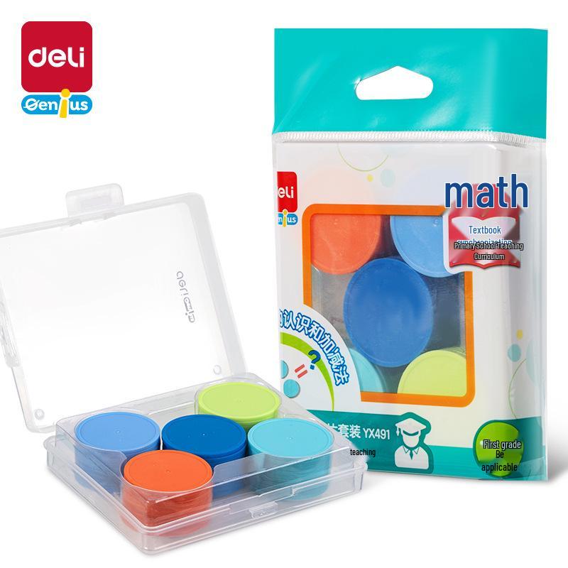 Deli YX491 Counting Chips Set for Math Addition and Subtraction - Teaching Aids for Primary Students
Deli YX491 Counting Chips Set for Math Addition and Subtraction - Teaching Aids for Primary Students