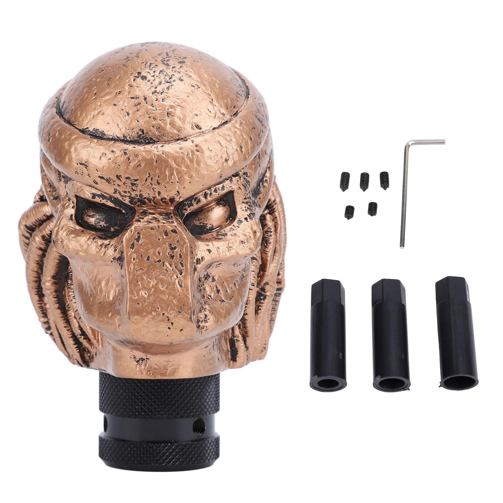 Skull Shift Knobs Resin Comfortable Grip Samurai Skull Shifter Handle Knob with 3 Adapters for Most
Skull Shift Knobs Resin Comfortable Grip Samurai Skull Shifter Handle Knob with 3 Adapters for Most