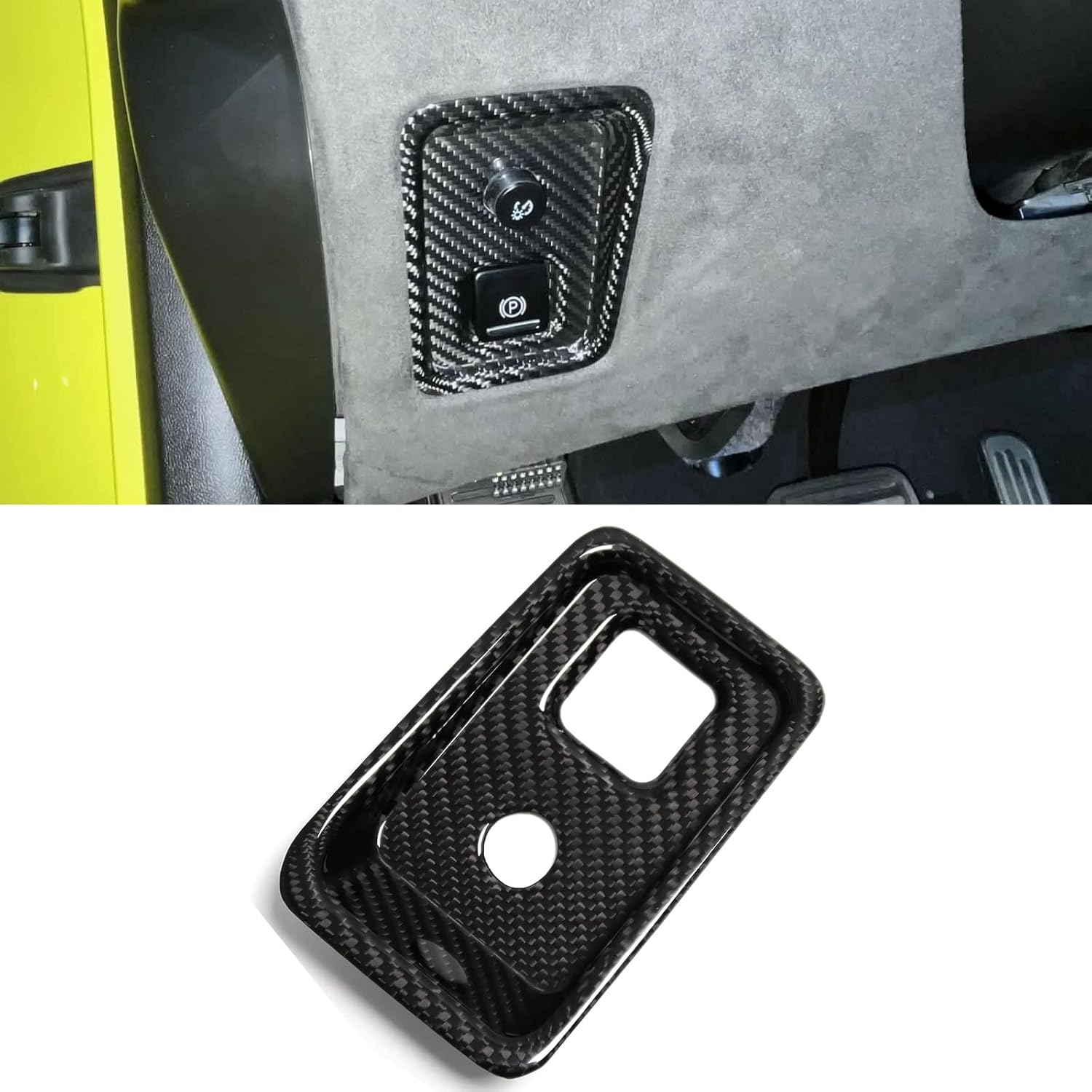 Car Interior Parking Button Cover for Corvette C8 Z51 Z06 Stingray 2020 2021 2022 2023 2024 2025 2026,Genuine Carbon Fiber Parking Brake Control чёрный
Car Interior Parking Button Cover for Corvette C8 Z51 Z06 Stingray 2020 2021 2022 2023 2024 2025 2026,Genuine Carbon Fiber Parking Brake Control чёрный