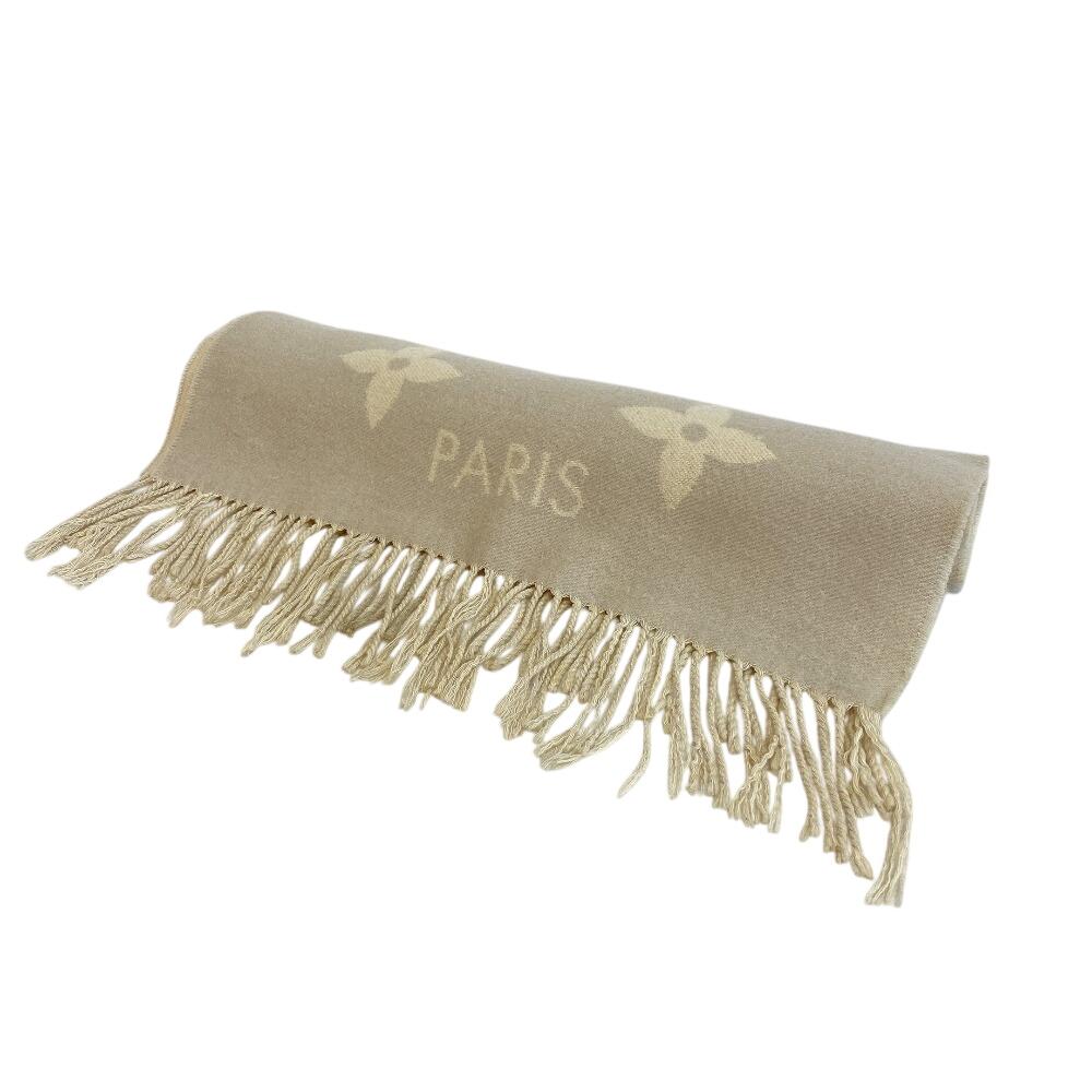 LOUIS VUITTON M71126 LV Initial Jacquard Woven Stole/Wrap Monogram flower cashmere Ethical play cavic Scarf Ivory cashmere Used
LOUIS VUITTON M71126 LV Initial Jacquard Woven Stole/Wrap Monogram flower cashmere Ethical play cavic Scarf Ivory cashmere Used