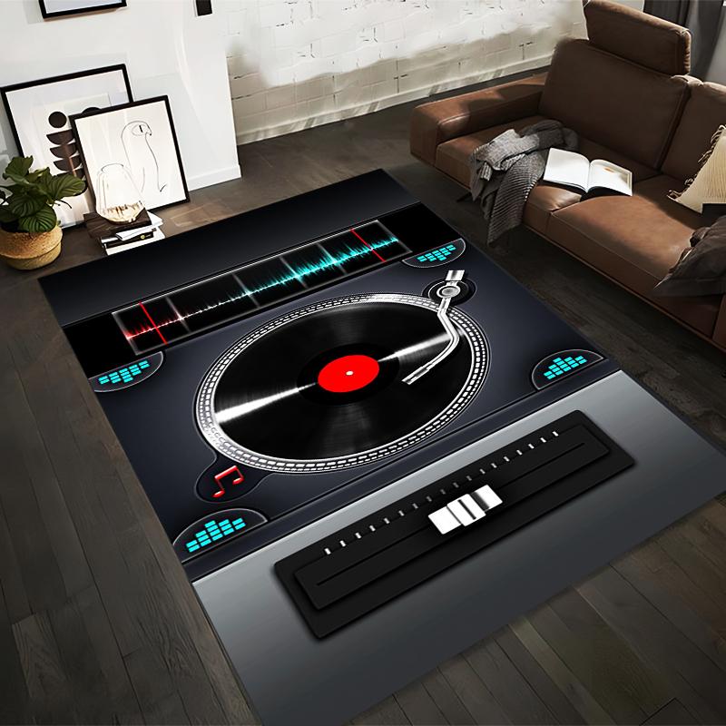 Ковер с дизайном DJ-вертушки, звуковой волной и микшером Подходит для использования в качестве противоскользящего покрытия для гостиной, спальни, диванов 40x60cm( 15x23in )
Ковер с дизайном DJ-вертушки, звуковой волной и микшером Подходит для использования в качестве противоскользящего покрытия для гостиной, спальни, диванов 40x60cm( 15x23in )