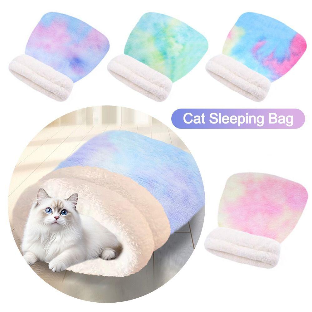 Plush Cat Cave Bed Tie-dye Color Kitten Quilt Bed Cute Cat Nest Mat Pet Supplies рожевий
Plush Cat Cave Bed Tie-dye Color Kitten Quilt Bed Cute Cat Nest Mat Pet Supplies рожевий