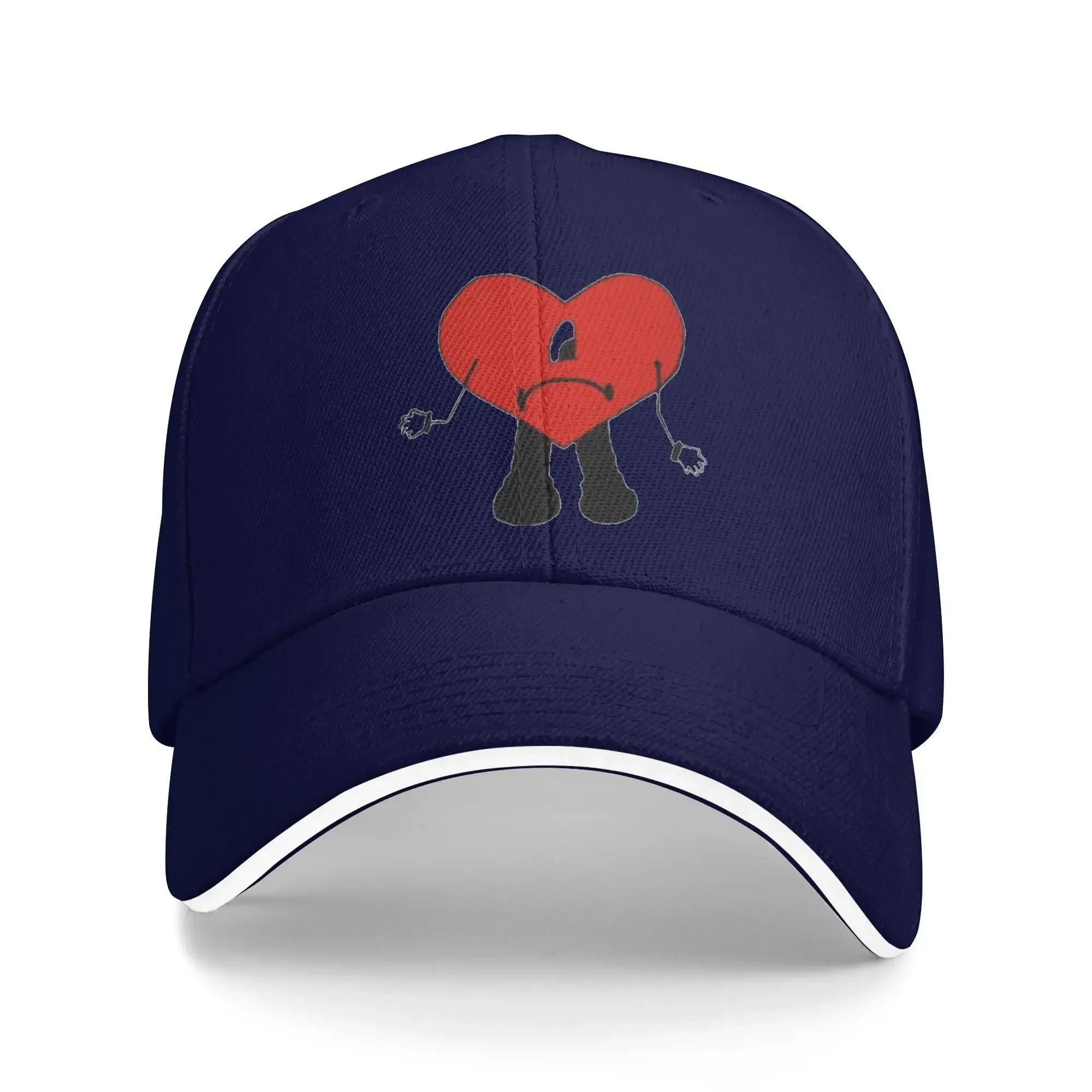 Men Women Bad Bunny Logo Hat Trendy Baseball Cap Love Heart Kawaii Snapback Hat Golf Headewear Gift One Size
Men Women Bad Bunny Logo Hat Trendy Baseball Cap Love Heart Kawaii Snapback Hat Golf Headewear Gift One Size