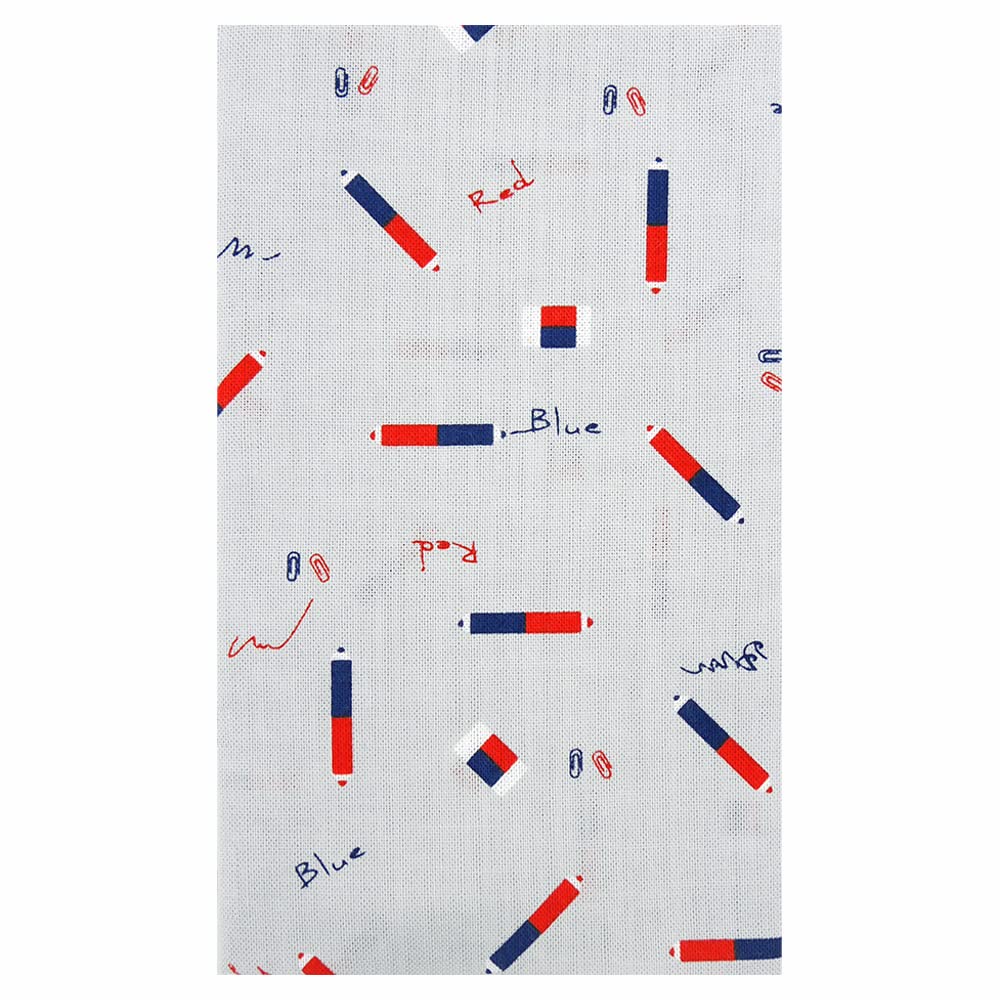 Hama pattern Tenugui Mame red and blue pencil сірий колір
Hama pattern Tenugui Mame red and blue pencil сірий колір