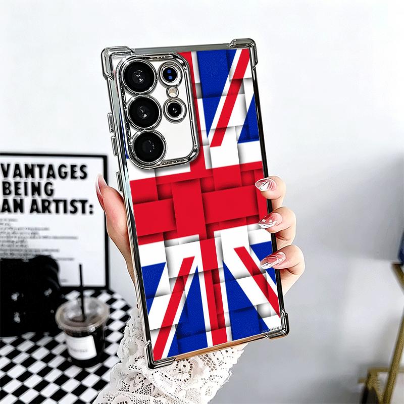 Union Jack England UK Flag Soft Phone Case For Samsung Galaxy S26 Ultra S25 Edge S24 FE S23 Plus S22 S21 + S20 Plating Anti-Fall Samsung S25 Plus
Union Jack England UK Flag Soft Phone Case For Samsung Galaxy S26 Ultra S25 Edge S24 FE S23 Plus S22 S21 + S20 Plating Anti-Fall Samsung S25 Plus