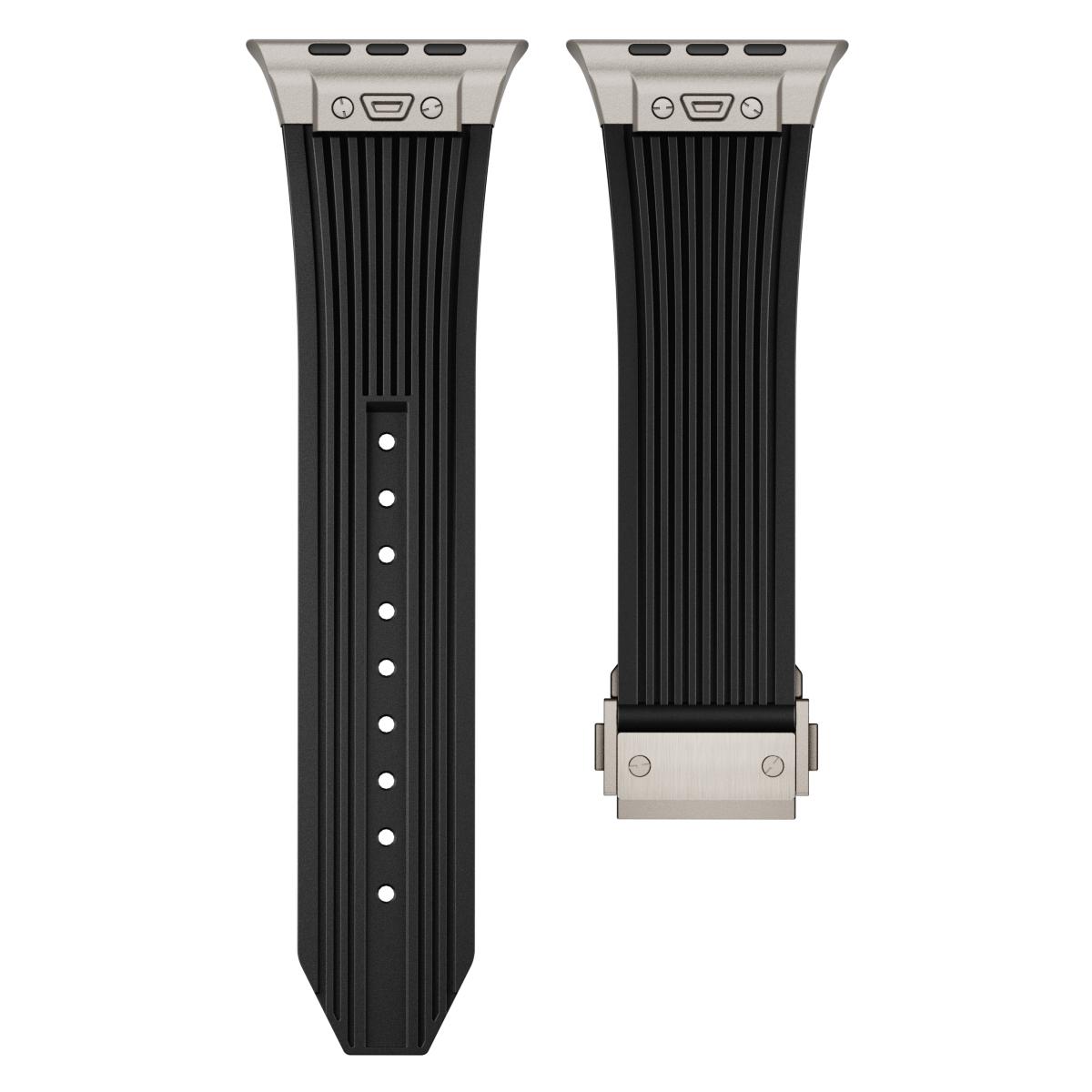 For Apple Watch 10 46mm/Ultra 2/Ultra 49mm/9 8 7 45mm/SE (2023) SE (2022) SE 6 5 4 44mm/3 2 1 42mm Silicone Watch Band As shown E
For Apple Watch 10 46mm/Ultra 2/Ultra 49mm/9 8 7 45mm/SE (2023) SE (2022) SE 6 5 4 44mm/3 2 1 42mm Silicone Watch Band As shown E