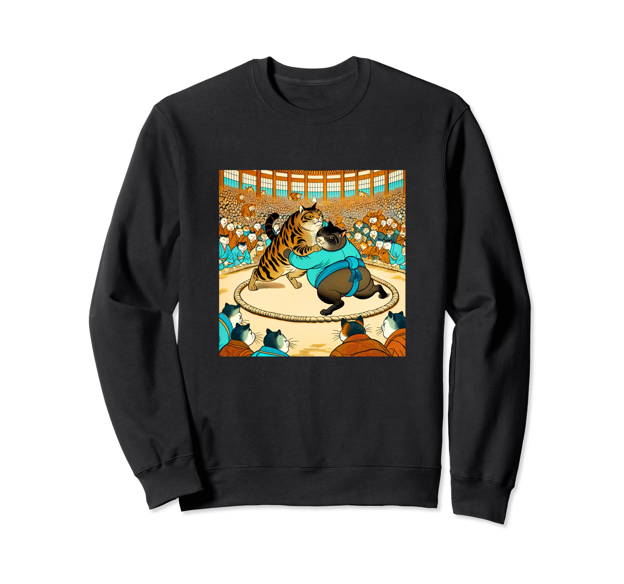Cat Cat Sumo Funny with Letters Funny Funny Clothes Funny Goods Present Neta Sumo Wrestler Sweatshirt T-shirt Men s Ukiyo-e чорний
Cat Cat Sumo Funny with Letters Funny Funny Clothes Funny Goods Present Neta Sumo Wrestler Sweatshirt T-shirt Men s Ukiyo-e чорний