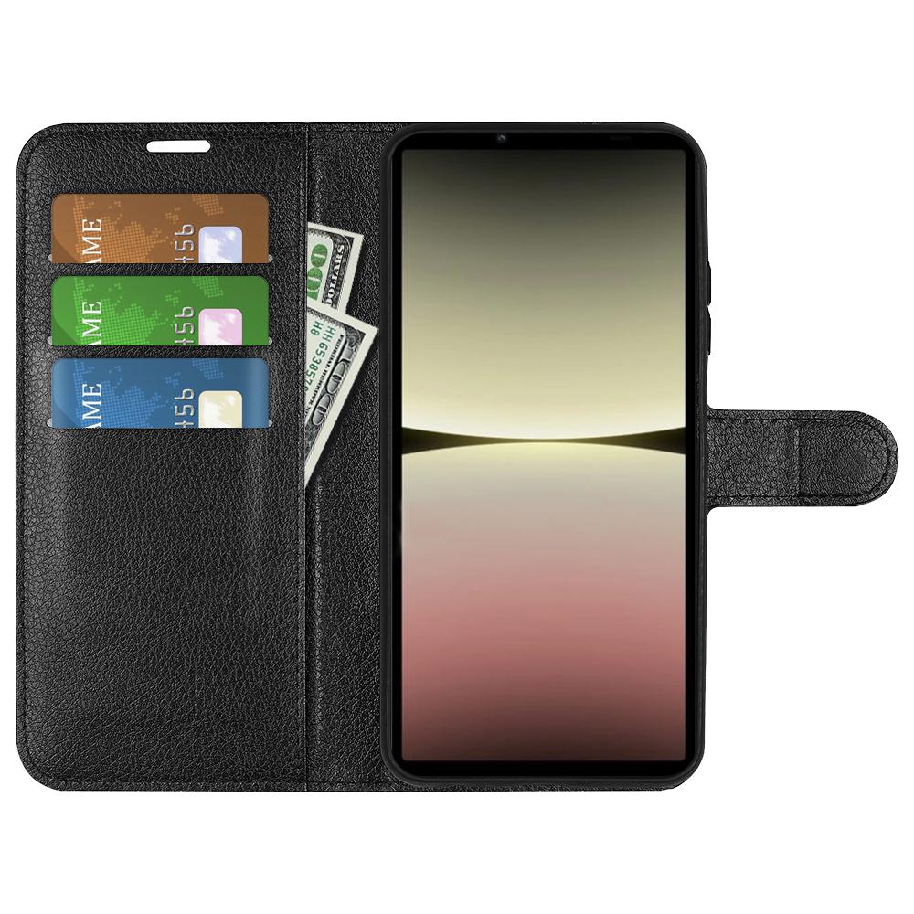 For Sony Xperia 10 V Litchi Texture Anti-scratch Phone Cover Leather Stand Wallet Phone Case Black
For Sony Xperia 10 V Litchi Texture Anti-scratch Phone Cover Leather Stand Wallet Phone Case Black