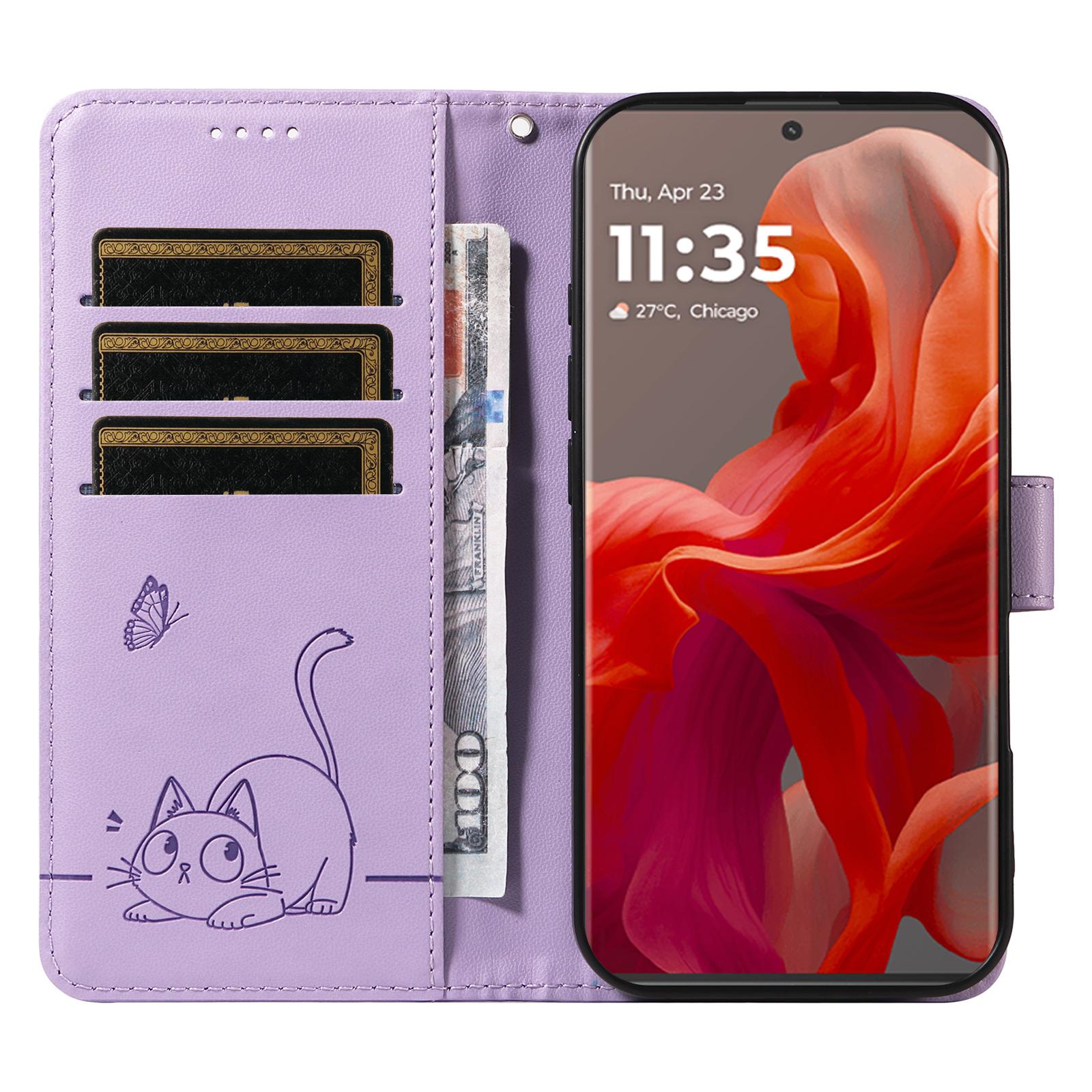 For Motorola Edge 50 Fusion 5G Wallet Case Cat Pattern Imprint Leather Phone Cover with Wrist Strap Blue
For Motorola Edge 50 Fusion 5G Wallet Case Cat Pattern Imprint Leather Phone Cover with Wrist Strap Blue