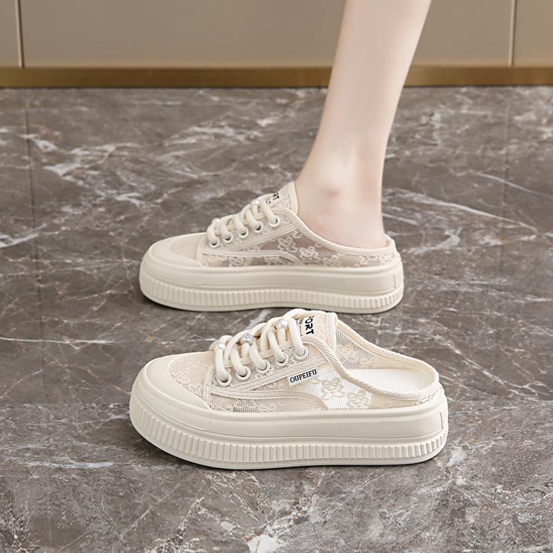 Half-drag espadrilles new summer with skirt inner height increase thick baseplate shoe size 34
Half-drag espadrilles new summer with skirt inner height increase thick baseplate shoe size 34